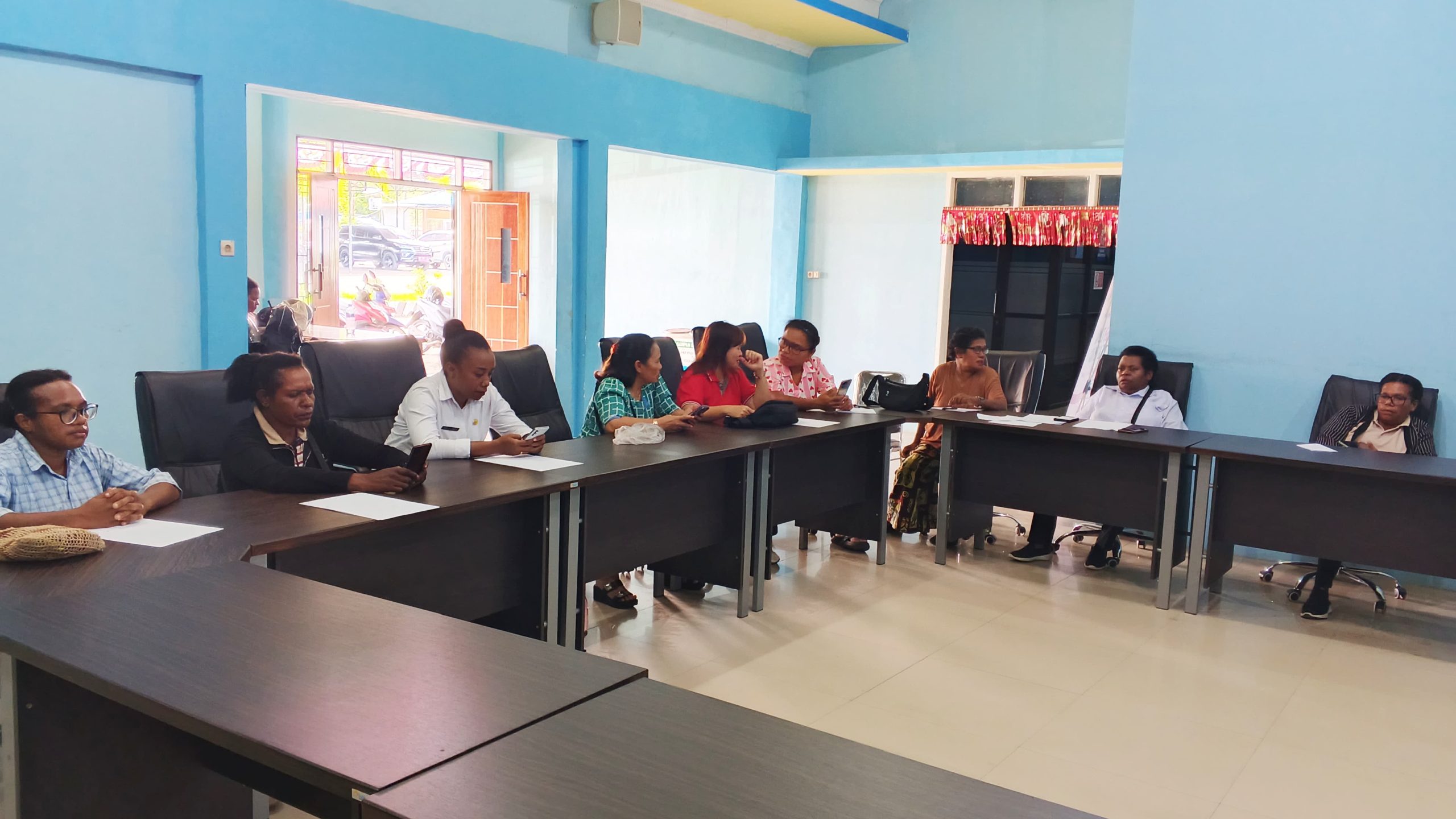 DWP Diskominfo Papua Tengah Gelar Rapat Awal Bulan